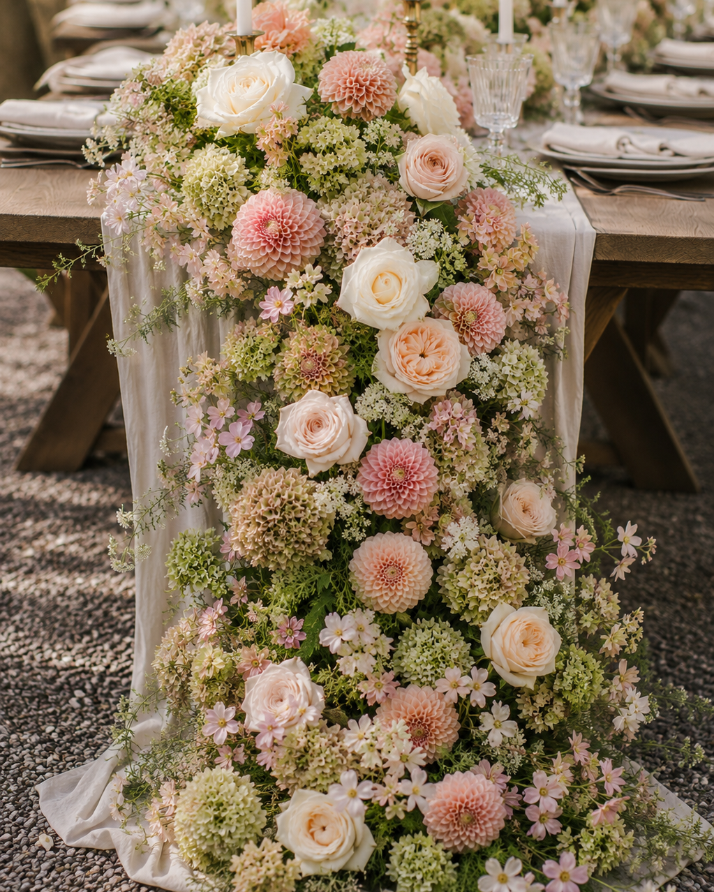 Sustainable foam-free floral installation workshop with Fox Cottage Farm New Hampshire