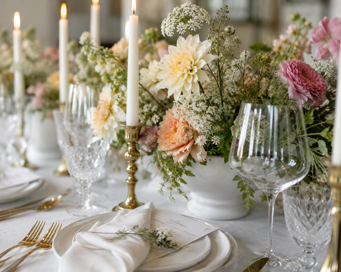 Floral tablescape styling workshop with Fox Cottage Farm New Hampshire